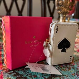Kate Spade Novelty Playing Card Coin Purse